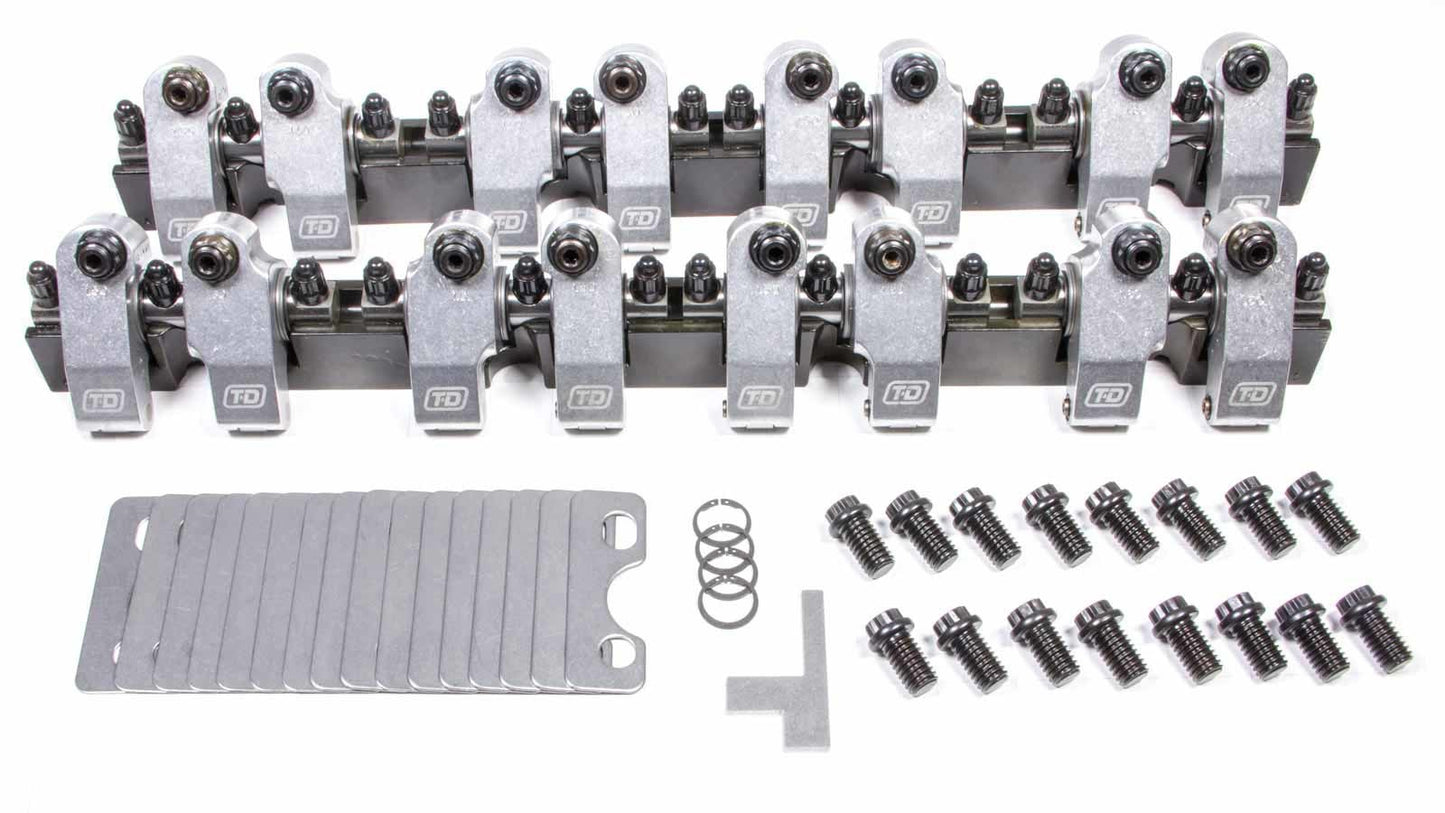 SBC Shaft Rocker Arm Kit - 1.6/1.5 Ratio