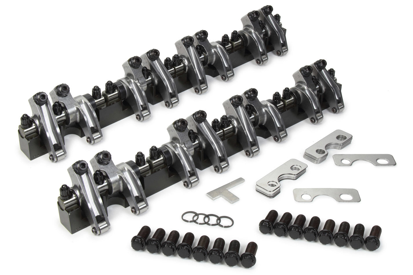 SBC Shaft Rocker Arm Kit w/Dart 13 degree Heads