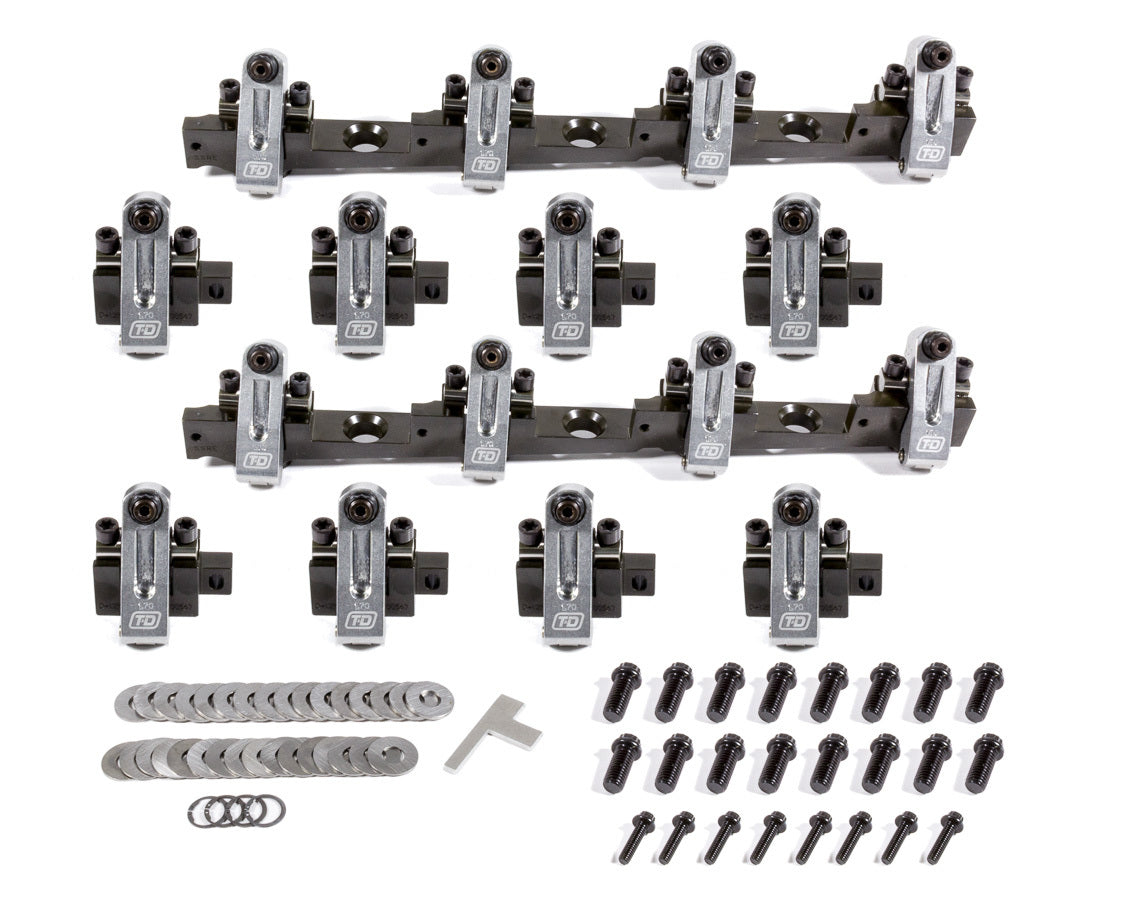 BBC Shaft Rocker Arm Kit 1.70/1.70 Ratio