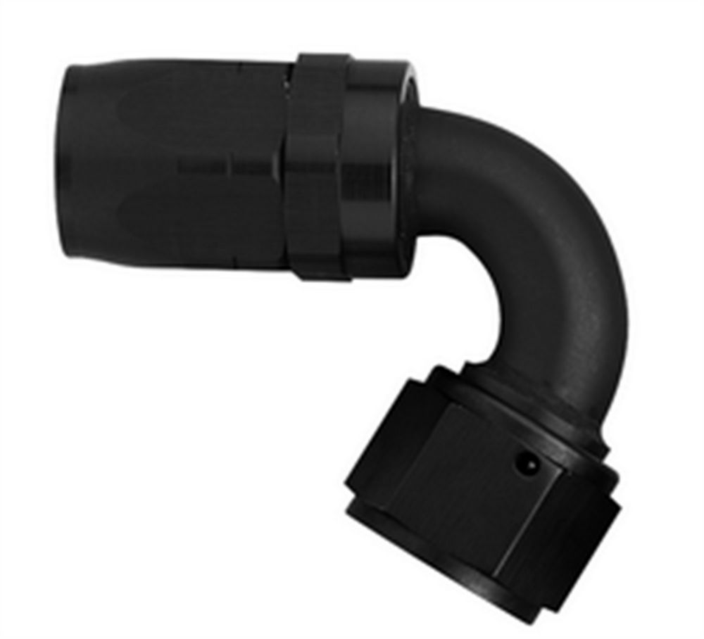 #10 120 Deg Hose End Black