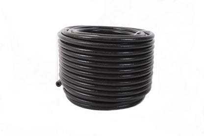 12an PTFE S/S Braided Hose 16ft Black Jacketed