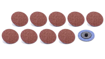 Twist Lock Sanding Disc 2in 80 Grit 10pk