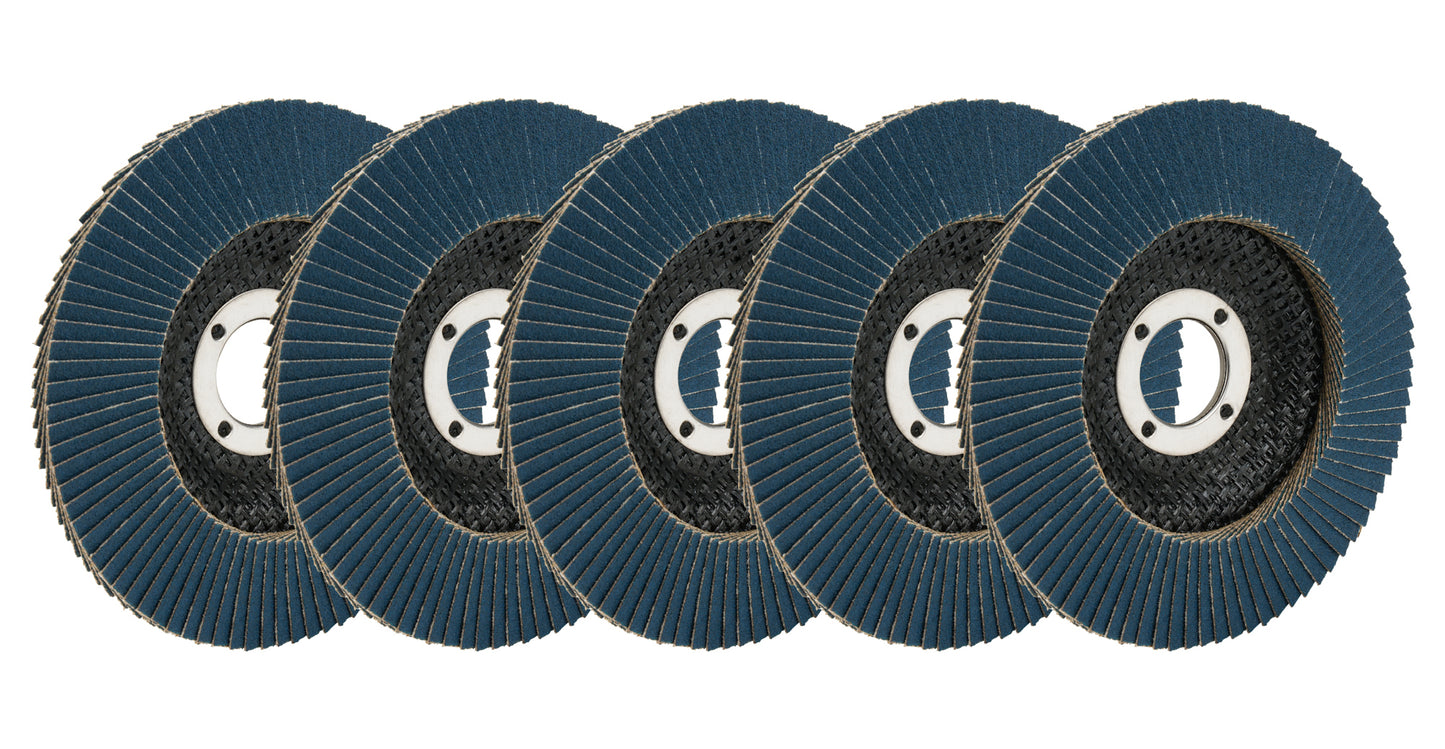 Flap Discs 80 Grit 4-1/2in with 7/8in Arbor