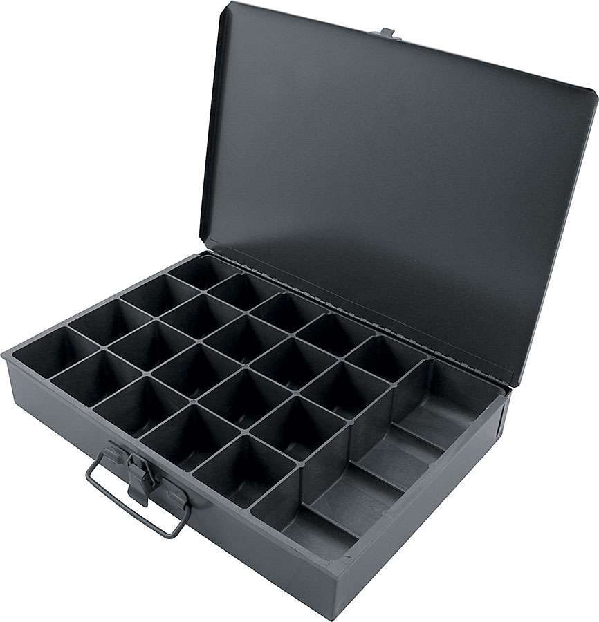 Metal Storage Case 21 Comp 9.5x13.5x2