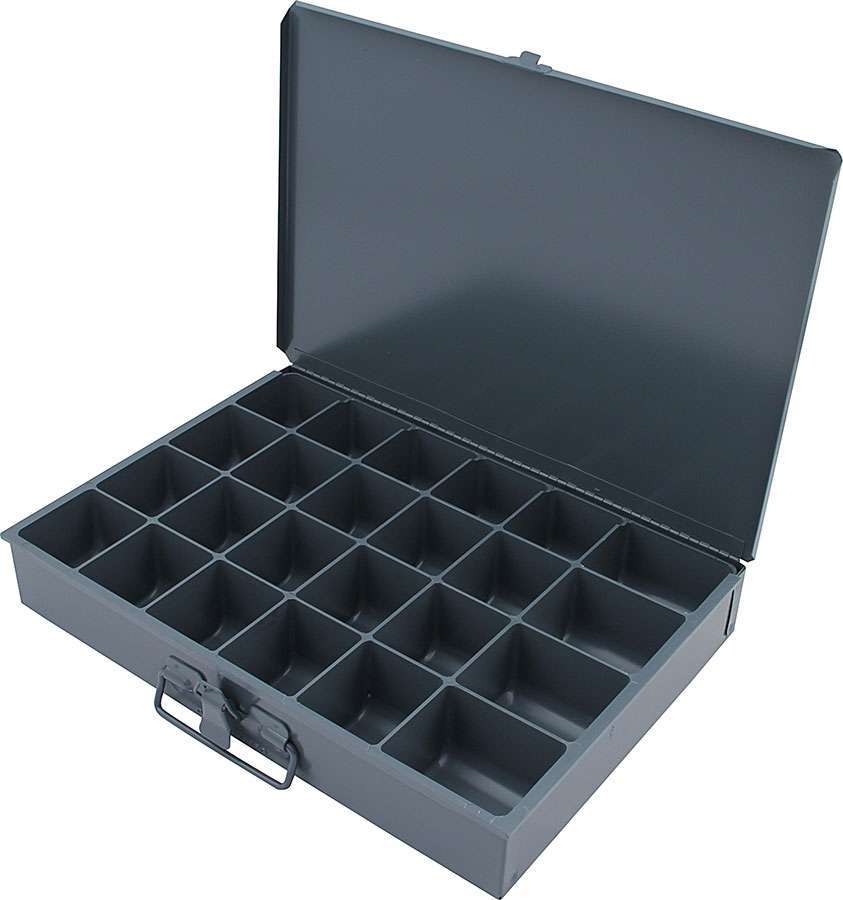 Metal Storage Case 24 Comp 9.5x13.5x2