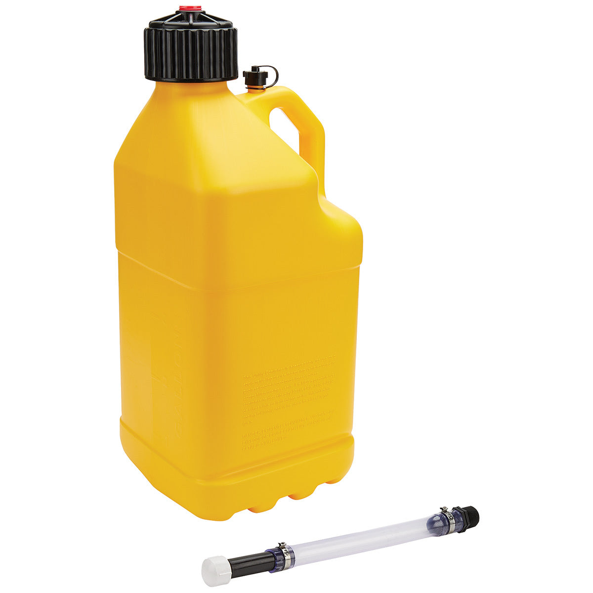 Utility Jug 5 Gal w/Filler Hose Yellow