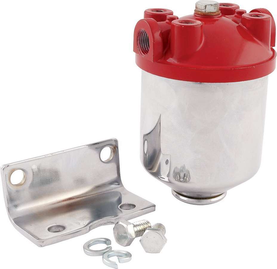 Fuel Filter Chrome Canister