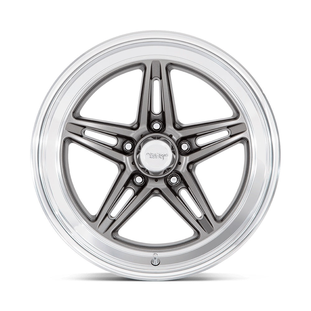 18x10 Goove Wheel 5x4.5 Bolt Circle Anthracite