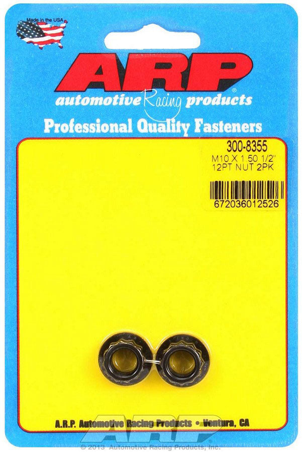 Nut- 12pt 10mm X 1.50 2pk