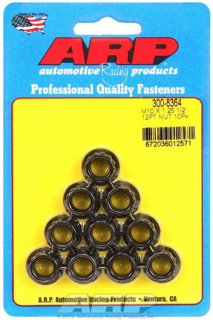 10mm x 1.25 12pt. Nuts 10