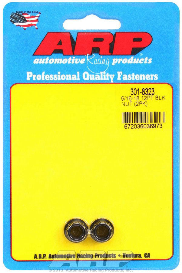 5/16-18 12pt Nut Kit 2pk