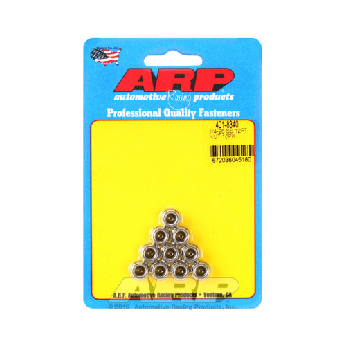 1/4-20 SS 12pt Nut Kit 10pk