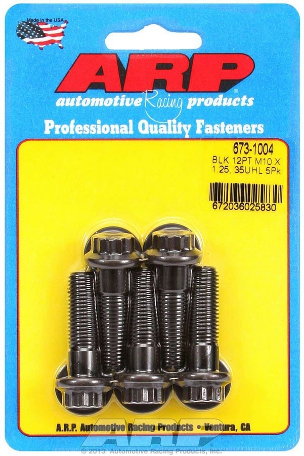 Bolt Kit - 12pt 5pk 10mm x 1.25 x 35mm