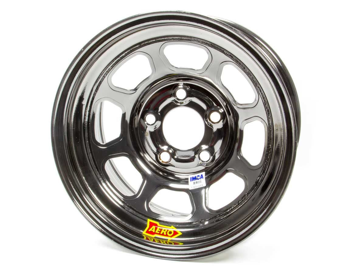 15x8 4in 5.00 Black Chrome