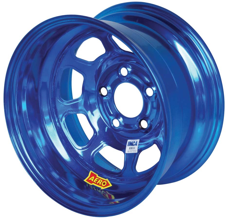 15x8 4in 5.00 Blue Chrome