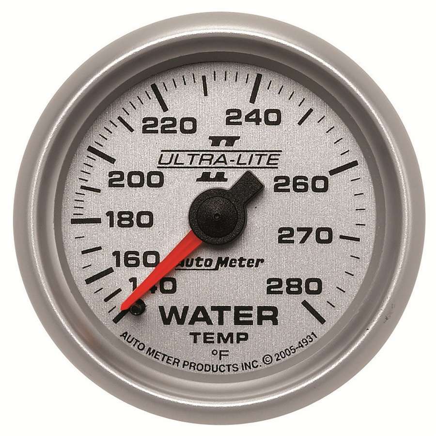 2-1/16in U/L II Water Temp. Gauge 140-280