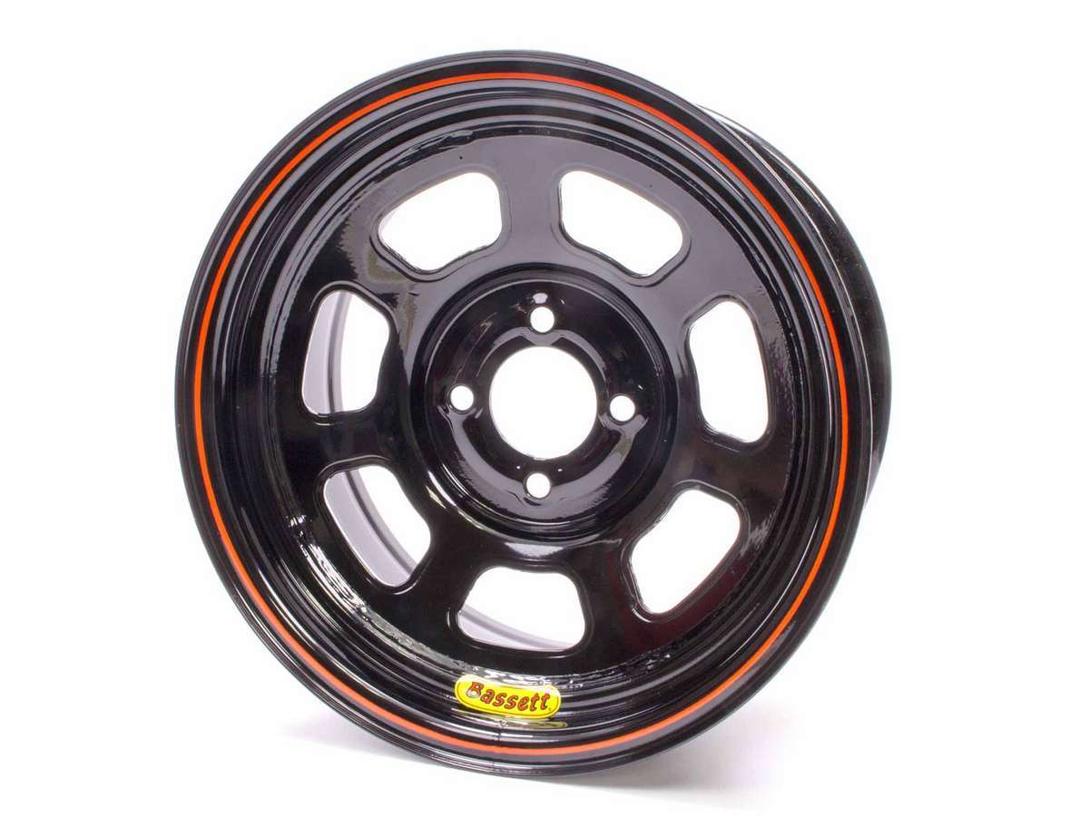 Wheel 14x7 D-Hole 4x100 4.0in BS Black