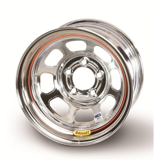 Wheel 14x7 5x100mm 4in BS D-Hole Chrome