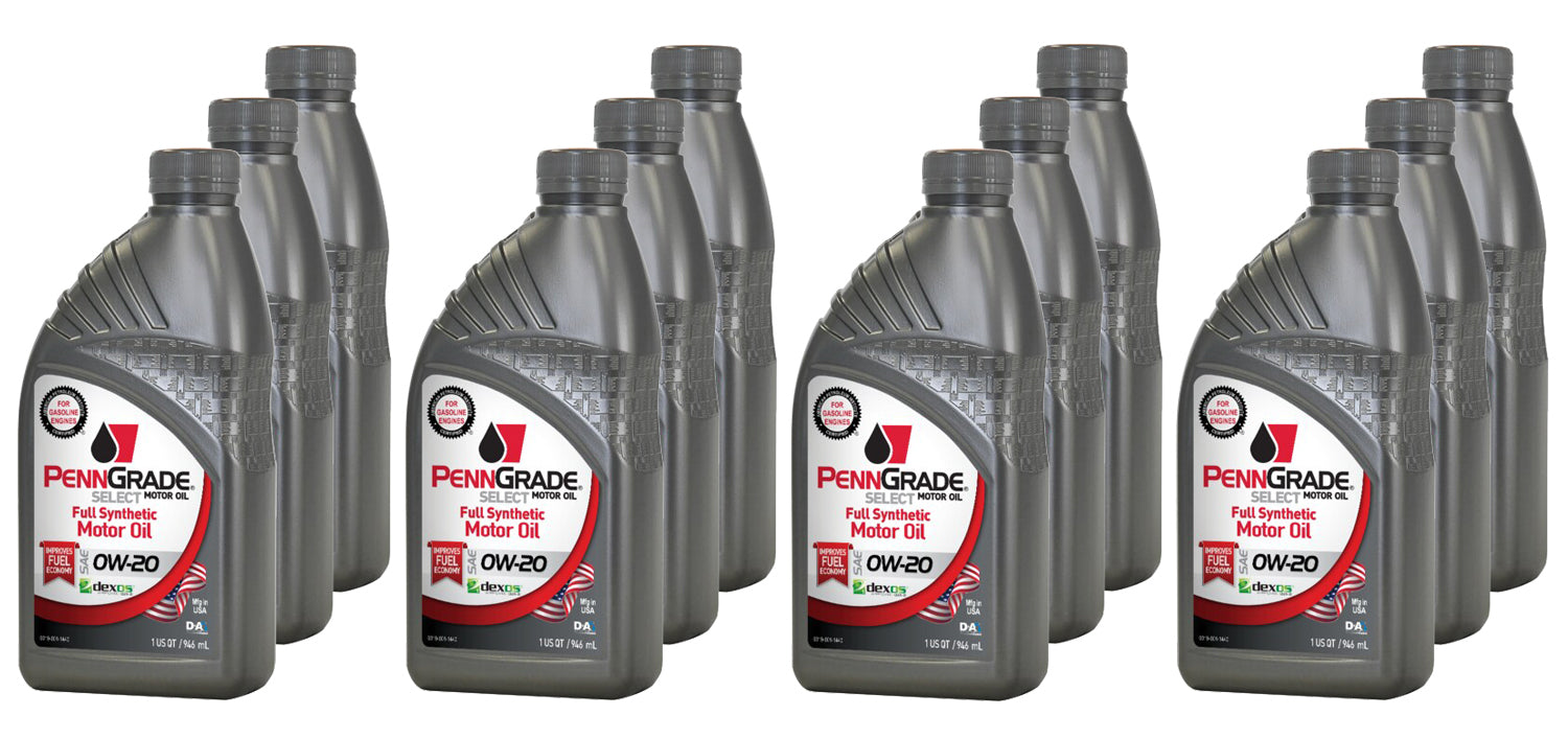 PennGrade Select 0w20 Case 12 x 1 Quart