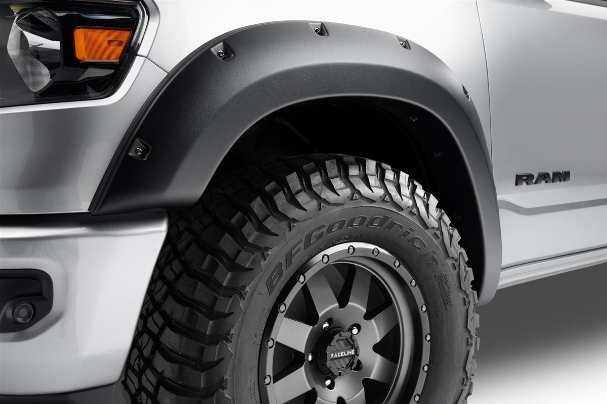 19- Ram 1500 Forge Fender Flares Black 4Pcs