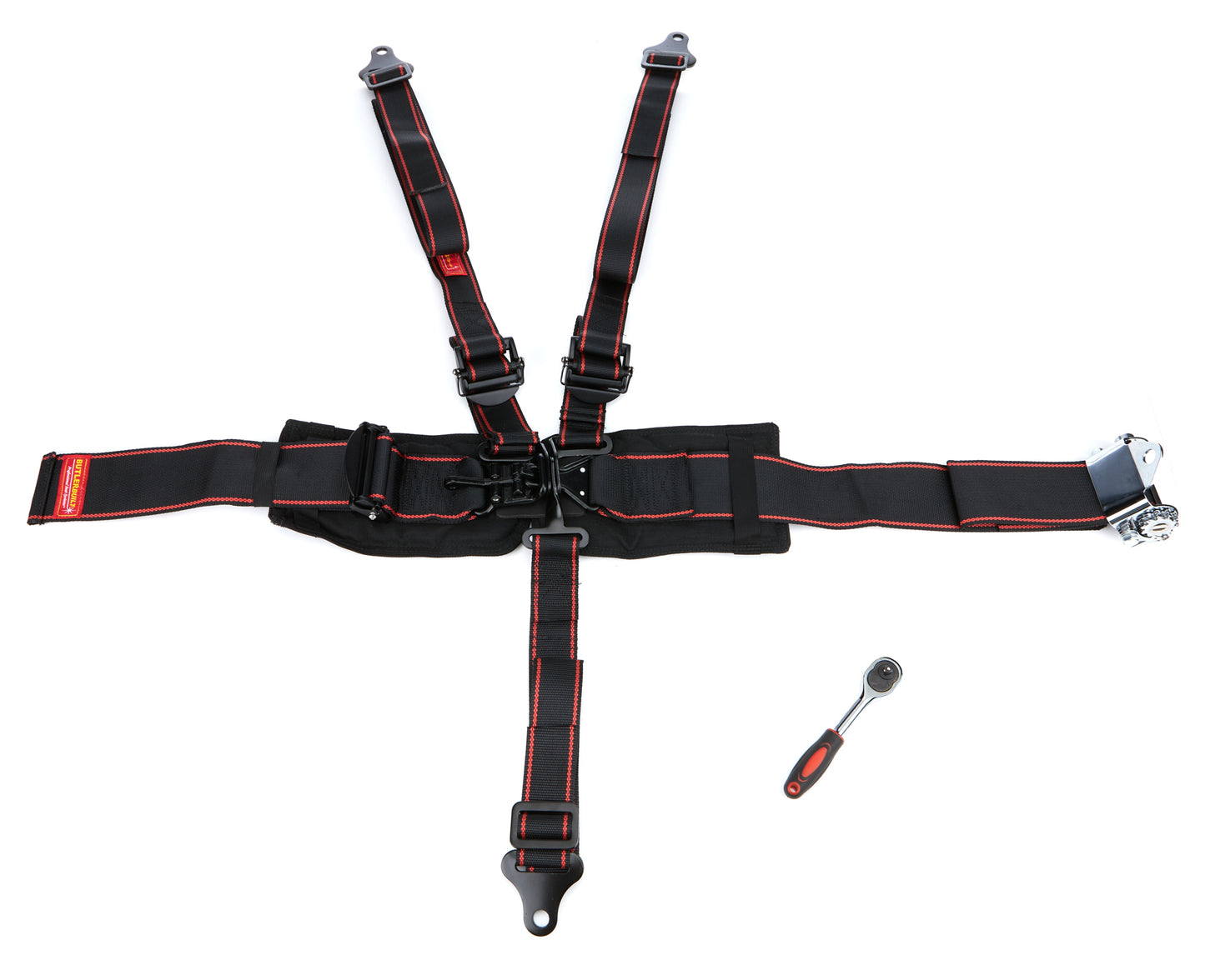 Harness Elite 5pt L&L P/U Ratchet Black