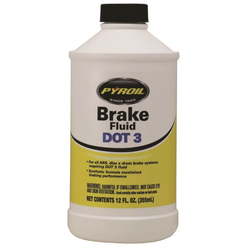 Pyroil Dot 3 Brake Fluid 12oz Bottle