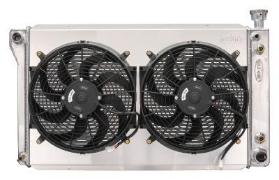 88-98 GM 1500 P/U 5.3L Radiator w/Dual 14in Fan