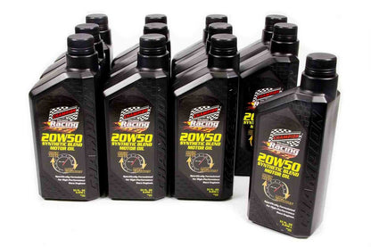 20w50 Synthetic Racing Oil 12x1Qt