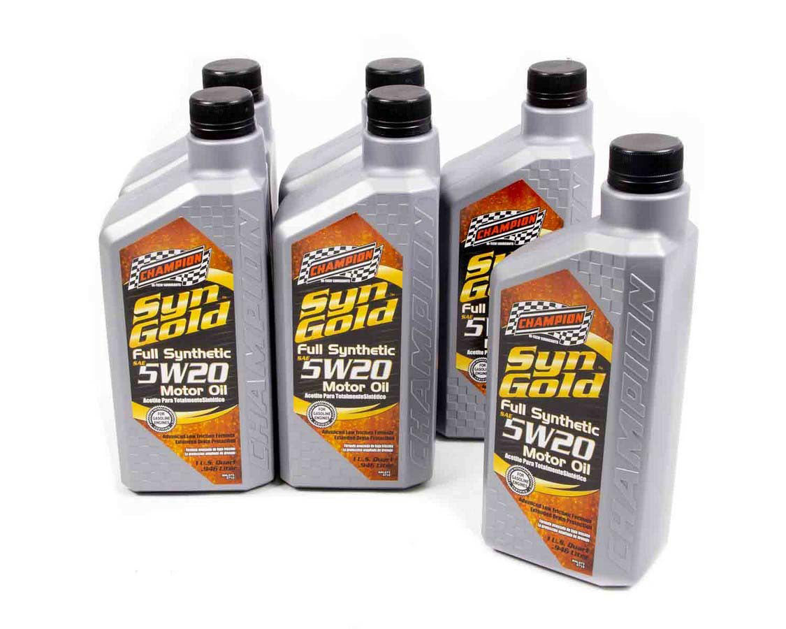 5W20 SynGold Synthetic oil Case 6x1 Quarts