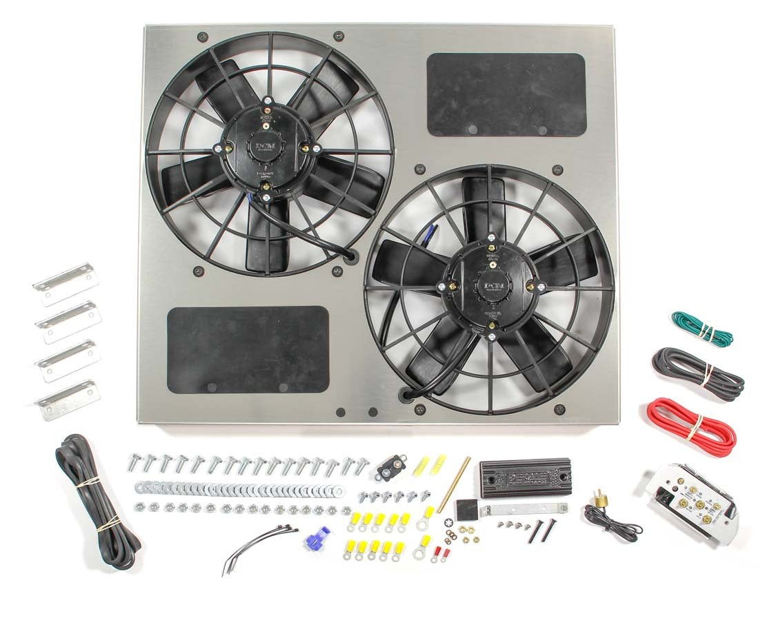 PWM Dual RAD Fan/ Aluminum Shroud Assembly