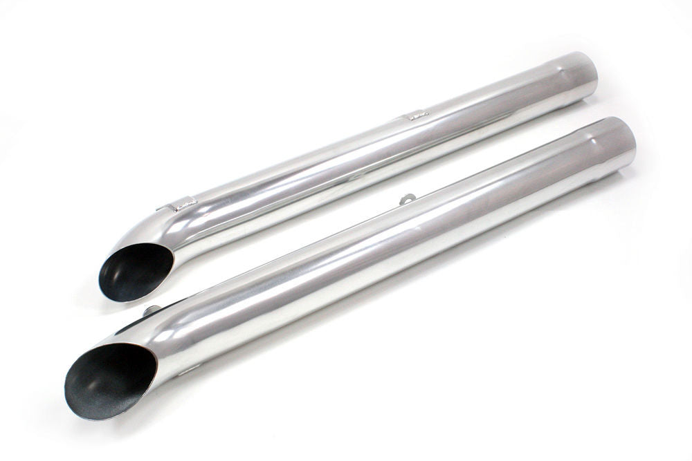 Side Pipes - Silver Pair