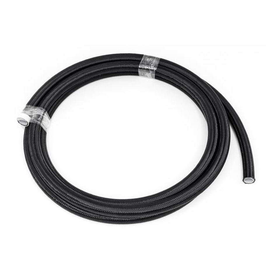 #8 Black Nylon Braided PTFE Hose 10 feet