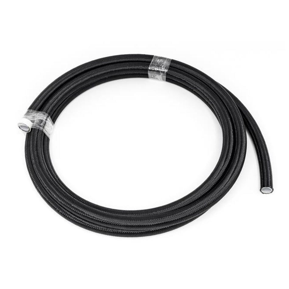 #10 Black Nylon Braided PTFE Hose 10 feet