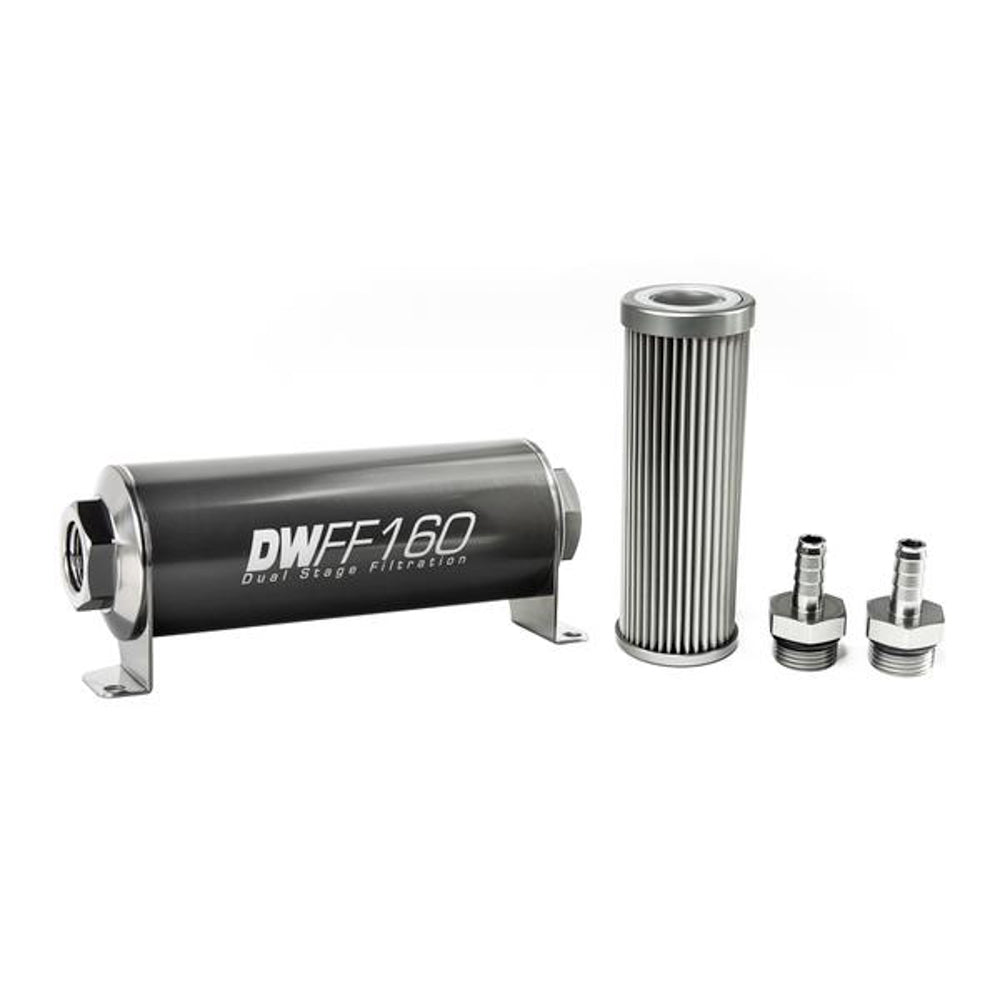 In-line Fuel Filter Kit 3/8 Hose Barb 10-Micron