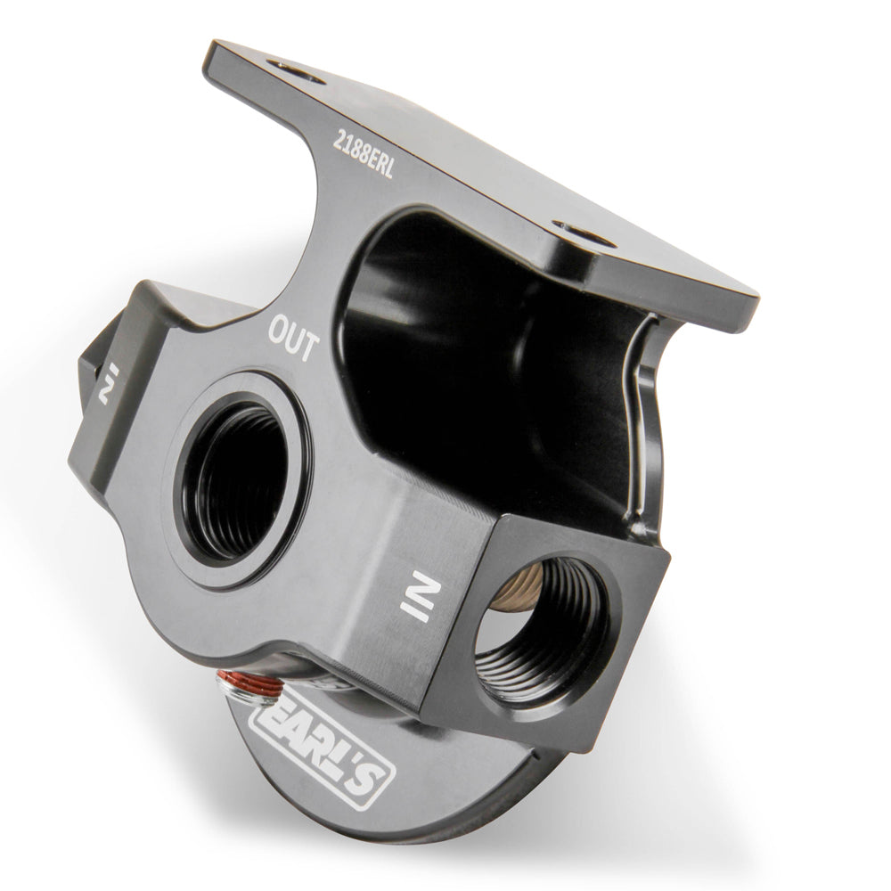 Billet Remote Oil Filter Mount - Lightweight