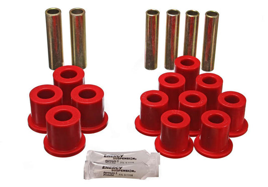 Ford Complete Spring & Shackle Set Red