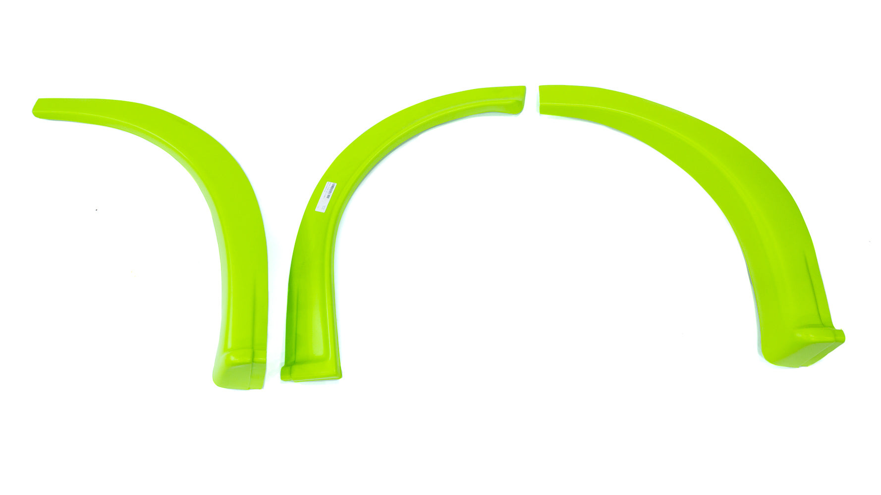 MD3 Wheel Flares Dirt Fluorescent Green Left