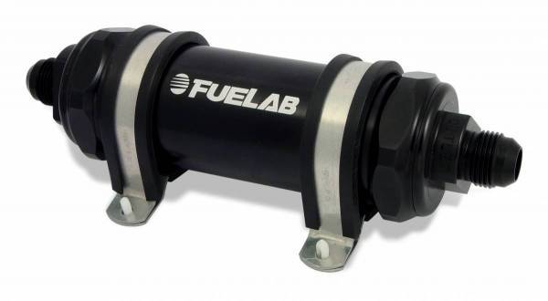 Fuel Filter In-Line 5in 40 Micron Stainless 8an