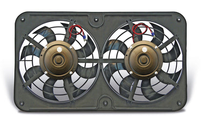 Dual 12in Lo ProfilePush er Fan w/Controls