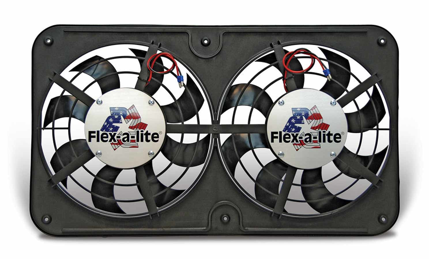 Dual 12in Lo Profile Puller Fans w/Controls