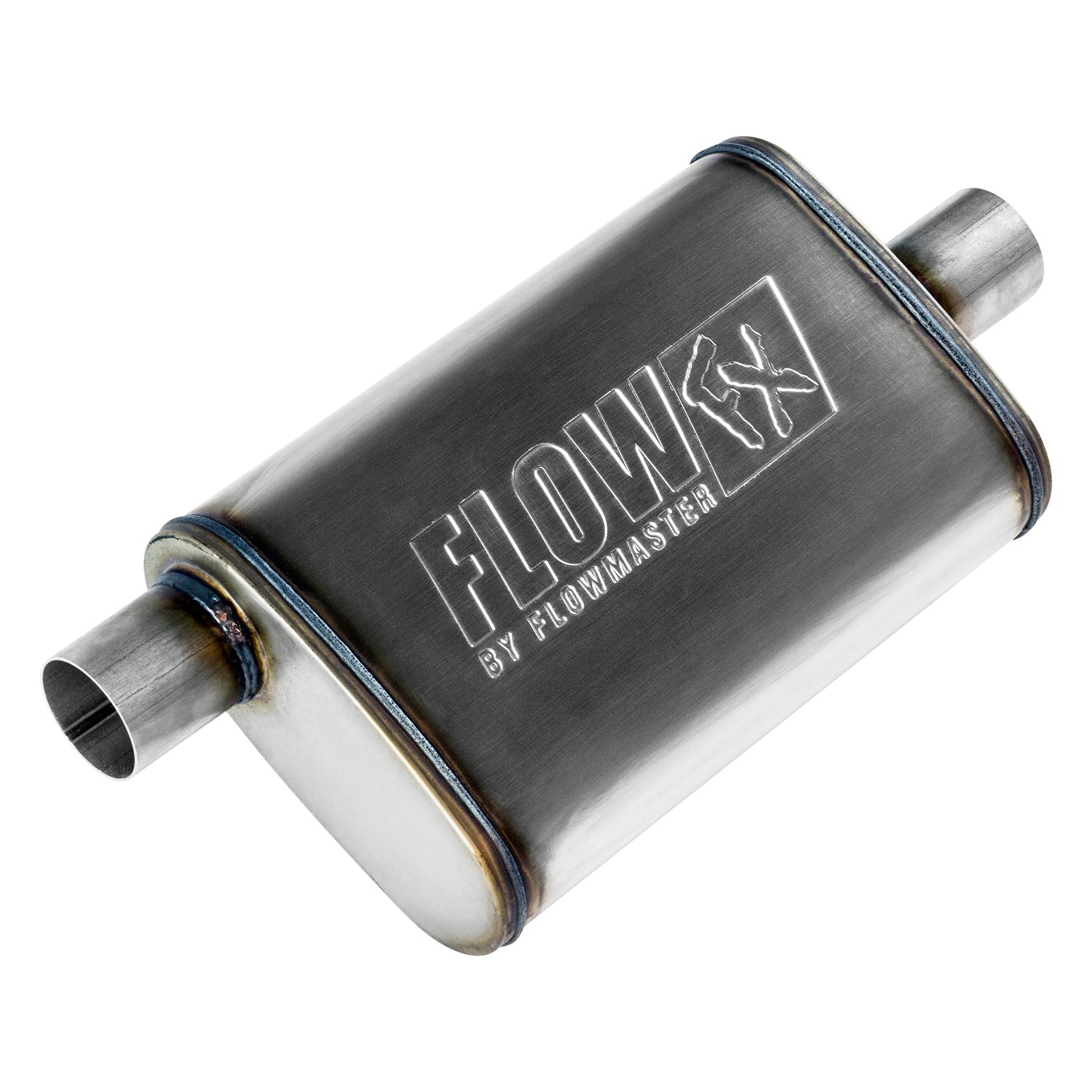 FlowFX Muffler 2.25in In Offset/Out Center