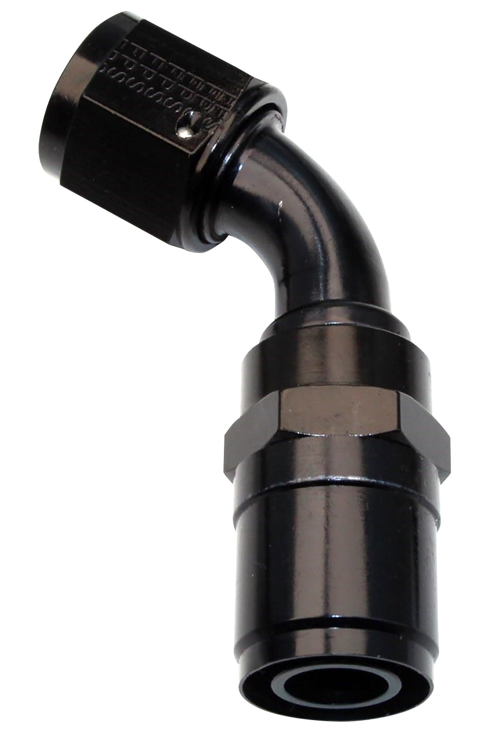 #6 Race-Rite Crimp-On Hose End 30-Degree