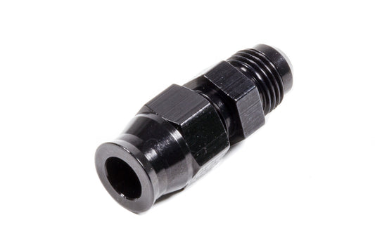 6AN Male to 3/8in Tube Adapter Fitting Black