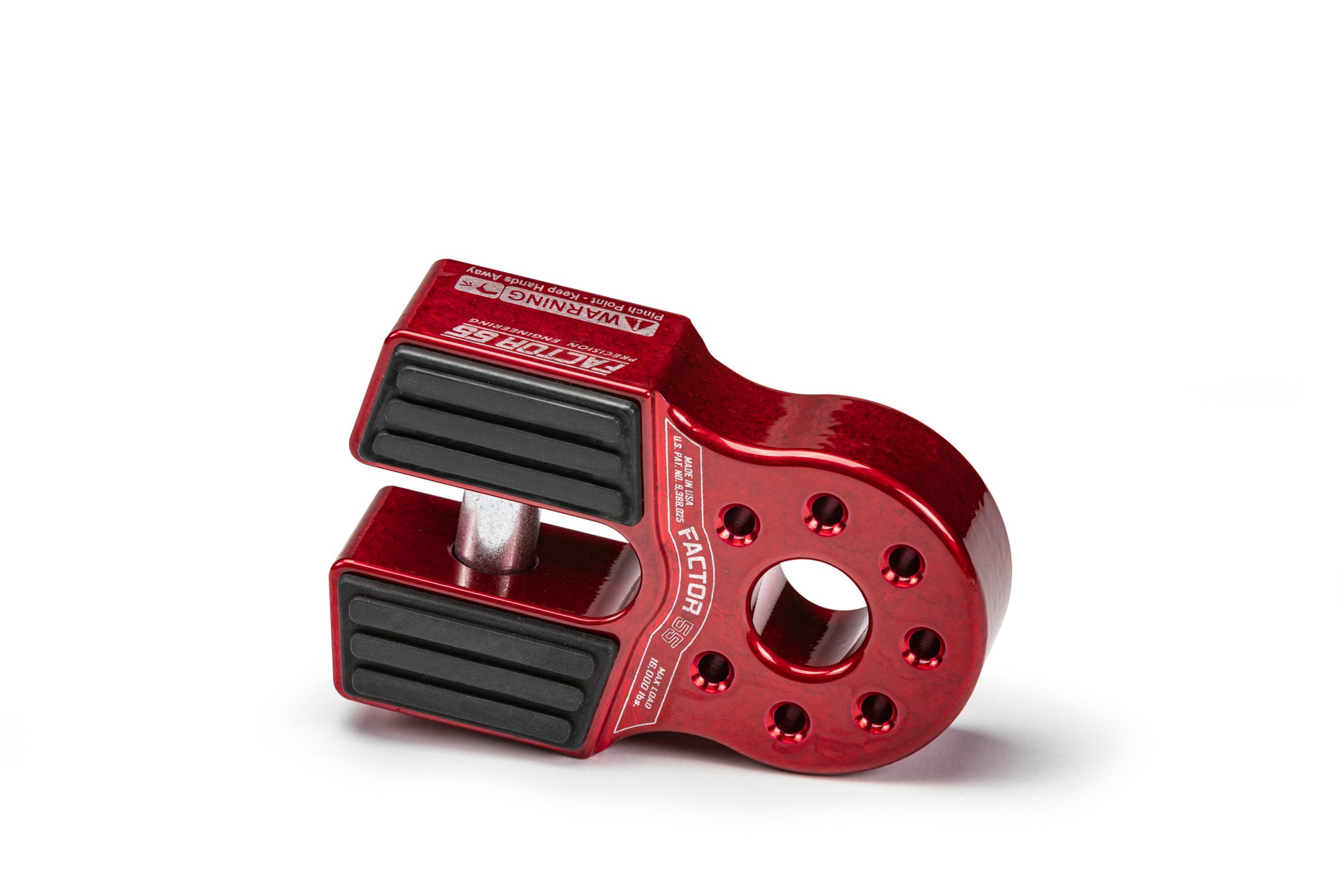 Flatlink Winch Shackle Mount Red