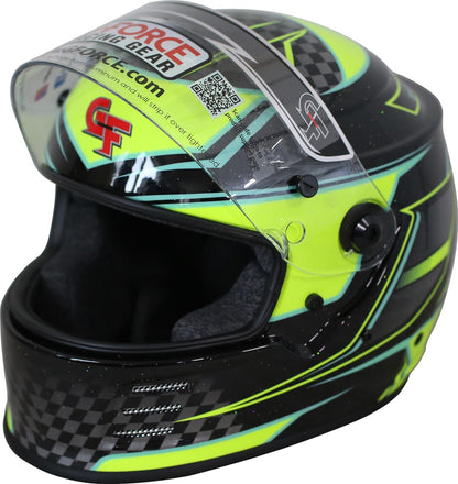 HELMET REVO GRAPHICS XSM YELLOW SA2020