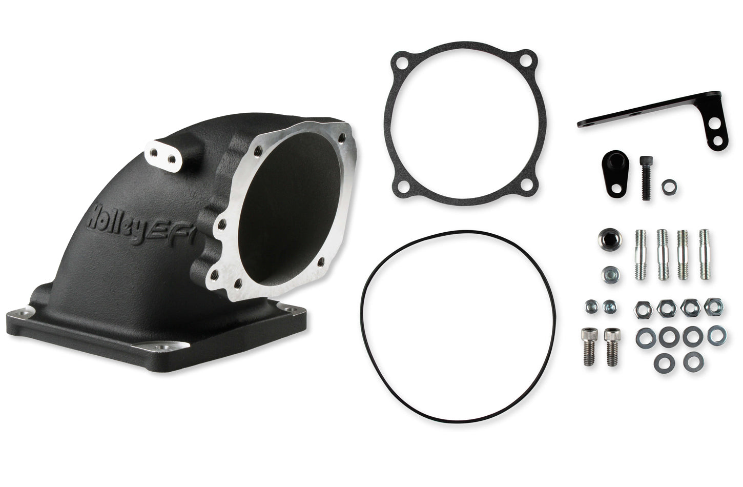 Intake Elbow Ford 5.0L W/4500 TB Flange Black