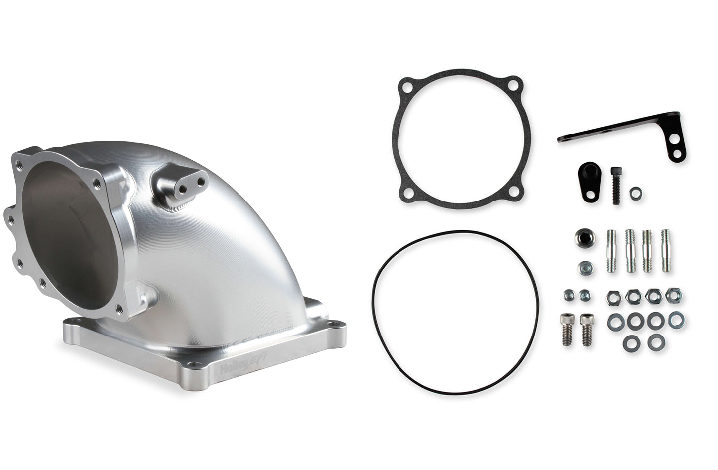 Billet Elbow Kit Ford 5.0L to 4500 - Silver