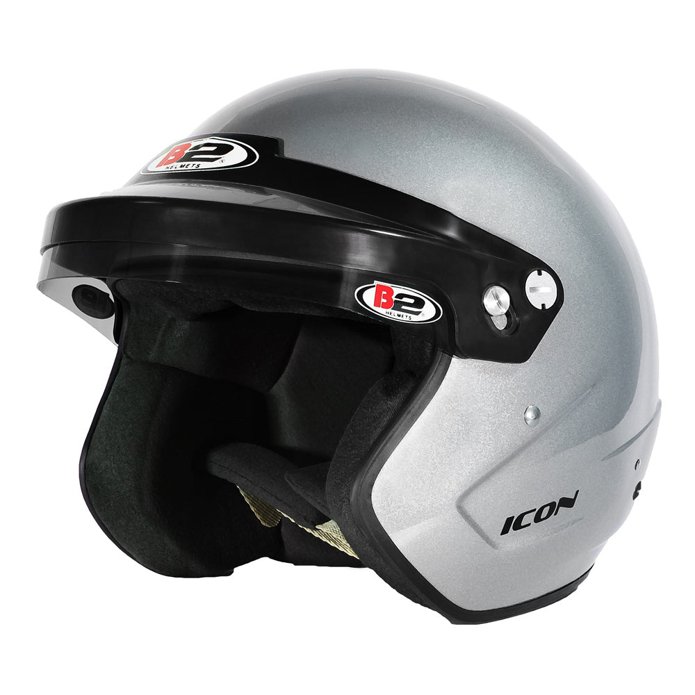 Helmet Icon Silver 57-58 Small SA20