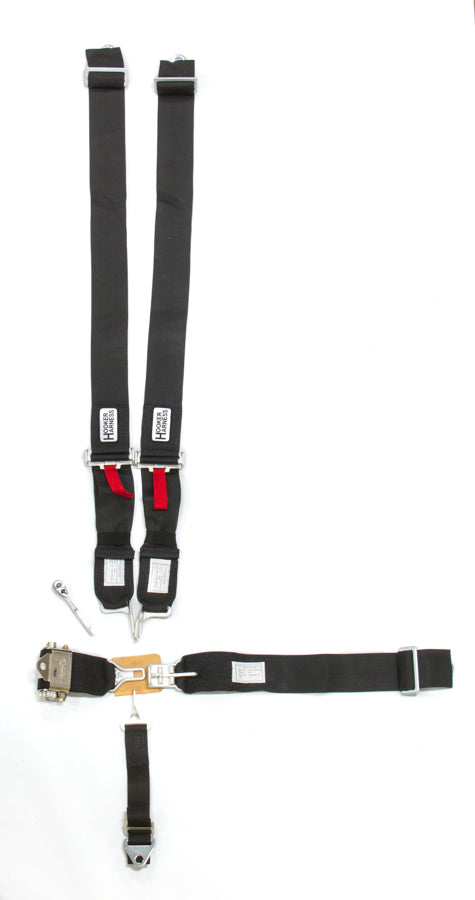 5-pt Harness System LL USD Ratchet Adj Blk