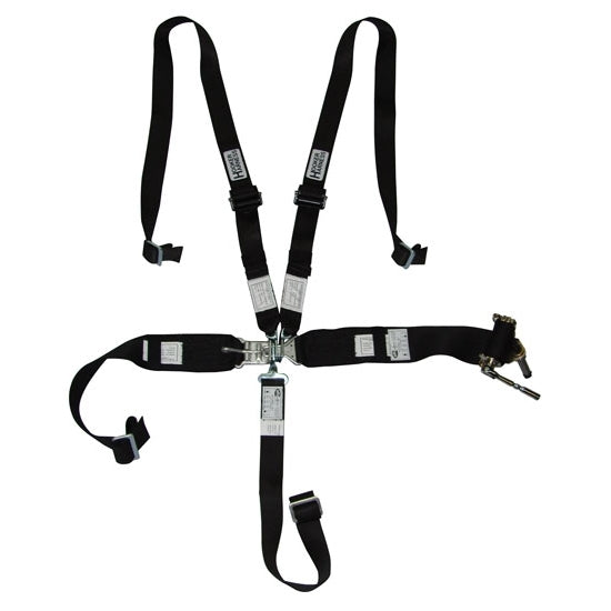 5-pt Harness System Hans LL USD Rachet Adj Blk